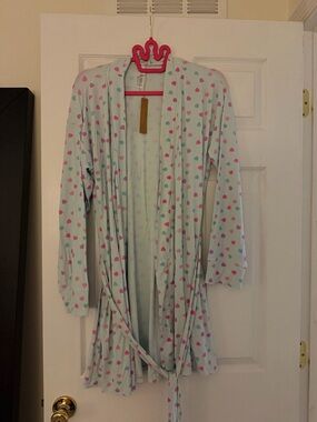 SKIMS robe conversation heart new
